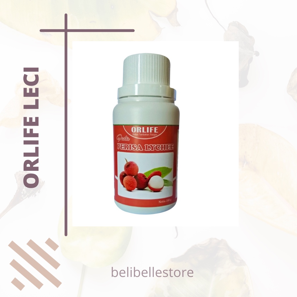 

Pasta Rasa Leci Atau Lychee 100 Gram Orlife
