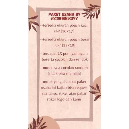 

PAKET USAHA BY @COBAIN.KUYY