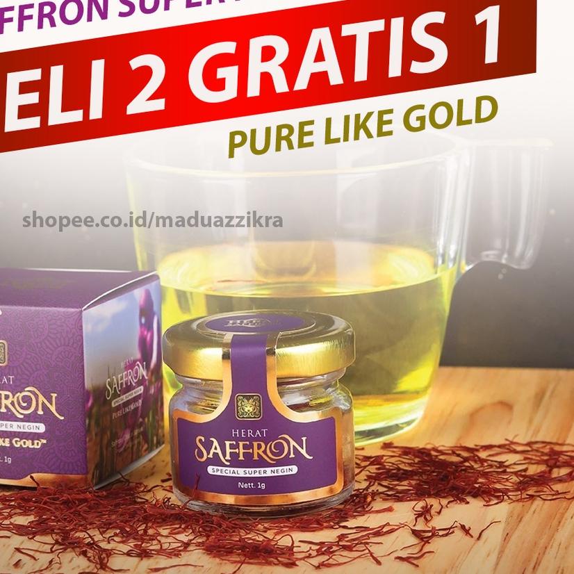 

➤ GRADE A+ Saffron Safron Super Negin Original Asli Afghanistan 1 gram ♣