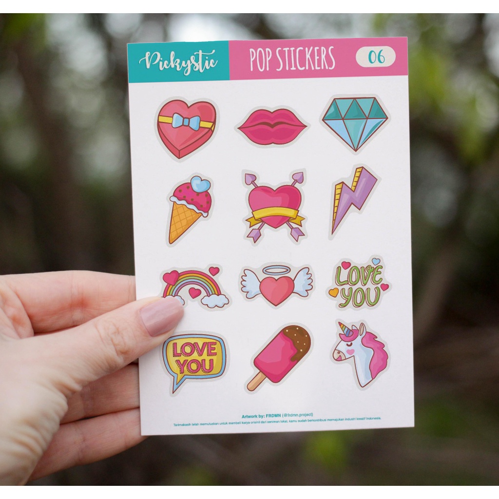 

Pickystic stiker ( 06-07 pop sticker ) Journal Scrapbook