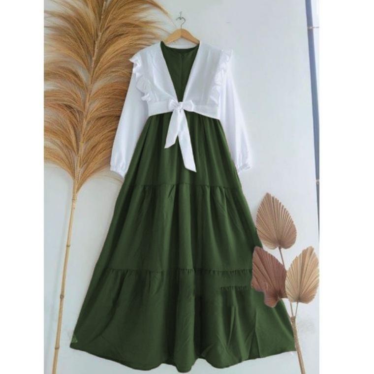 HARGA TERMURAAH Gamis anak perempuan/gamis rompi/pakaian anak perempuan terbaru2022