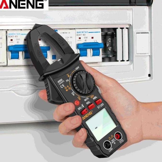 Digital Clamp Meter Voltage Tester Taffware ANENG ST180