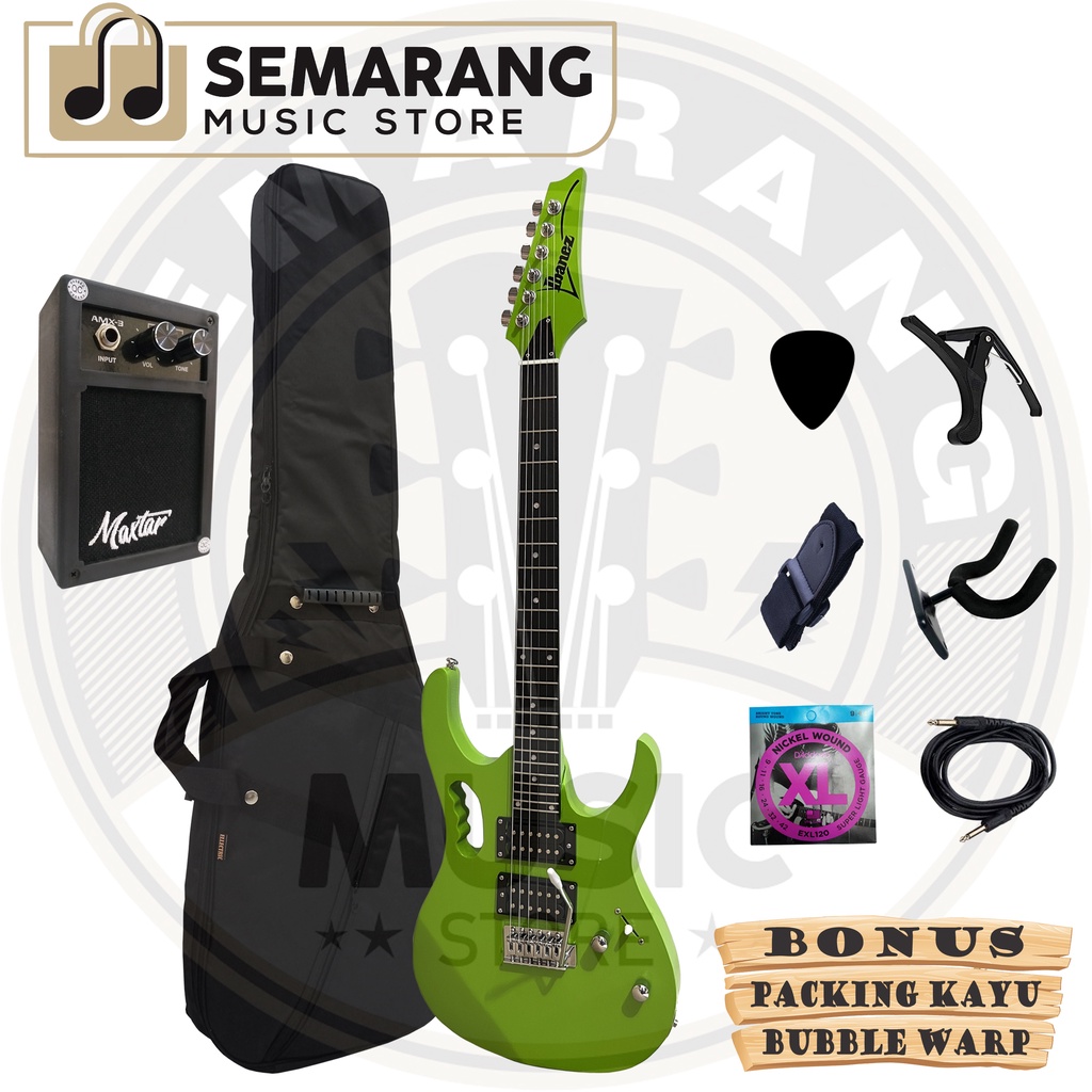 Gitar Elektrik Ibanez Jem Green Custom Standart