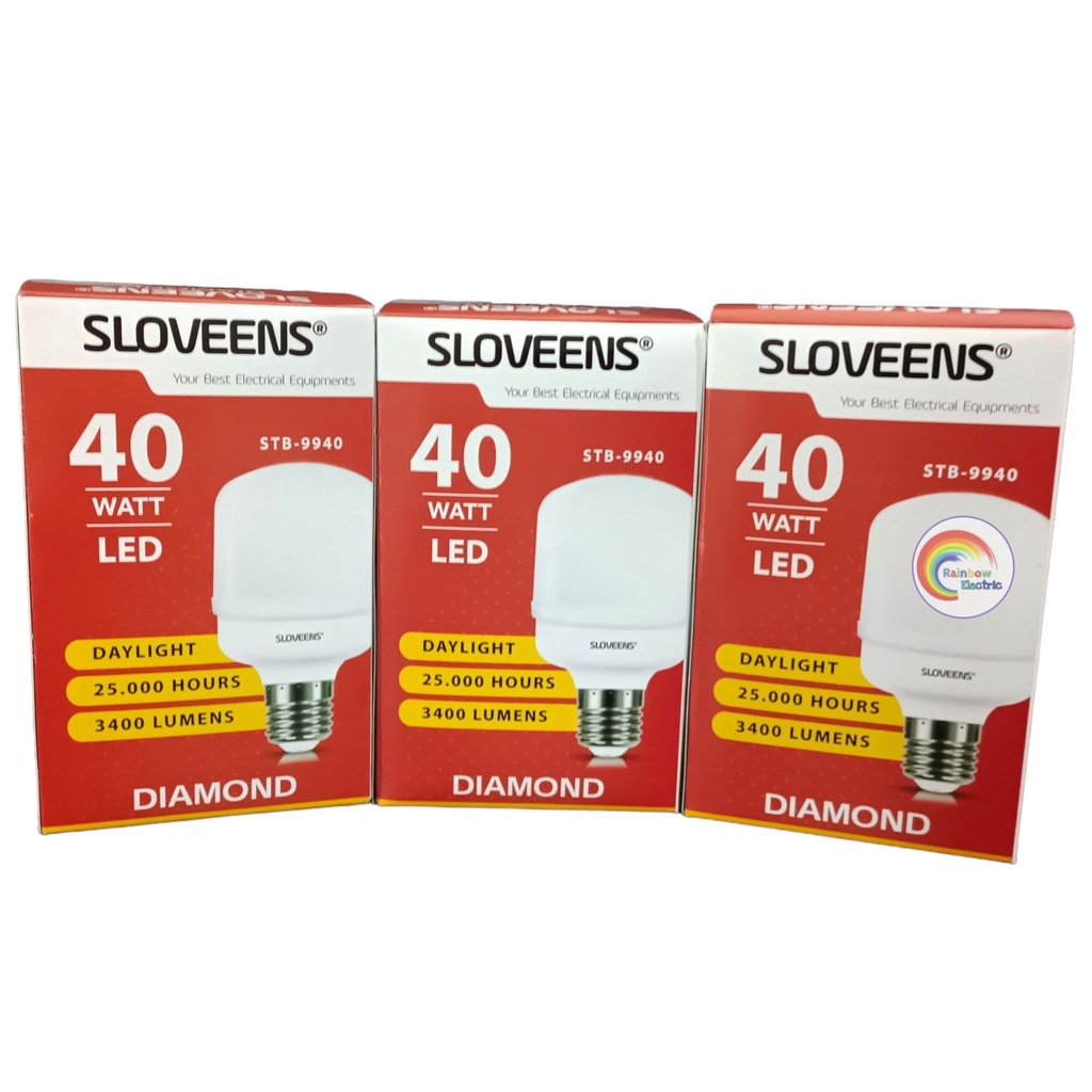 Paket 3 Pcs Sloveens Diamond Lampu LED Capsule 40 Watt
