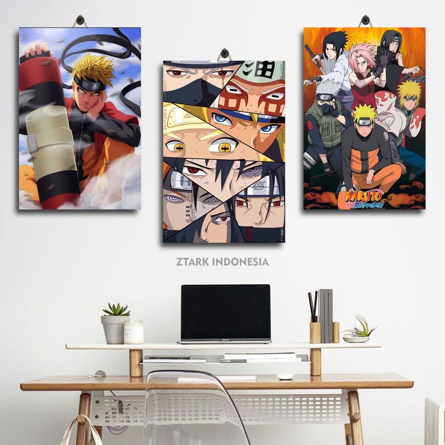81-96 POSTER DINDING ANIME GAMBAR NARUTO SASUKE PAIN 20X30 ZUUQF|SMEWJ| PAJANGAN DINDING ANIME GAMBA