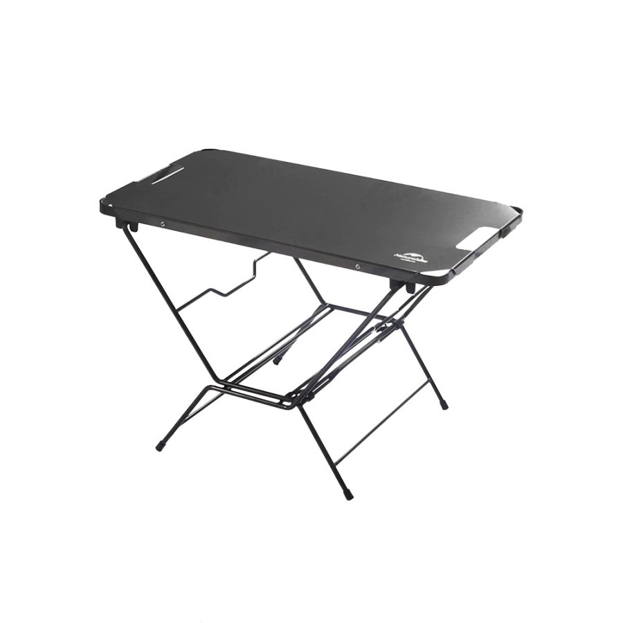 Meja Lipat Kayu Bakar Naturehike NH22JU023 Firewood SS Folding Table