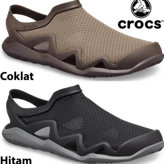 SEPATU PRIA CROCS / CROCS PRIA / SEPATU SANDAL CROCS / CROCS SWIFWATER MESH WAVE EL09I09A82L