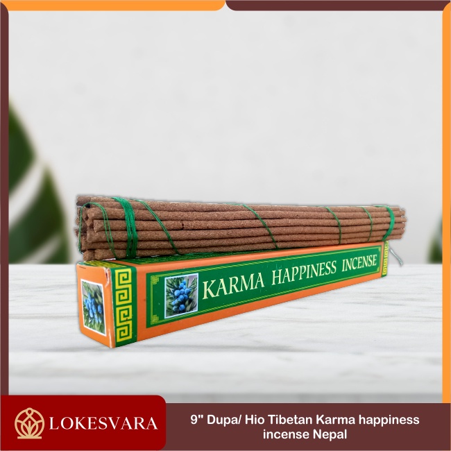 Dupa Hio Wangi Harum Herbal Tibetan Nepal Karma Happiness 9inch