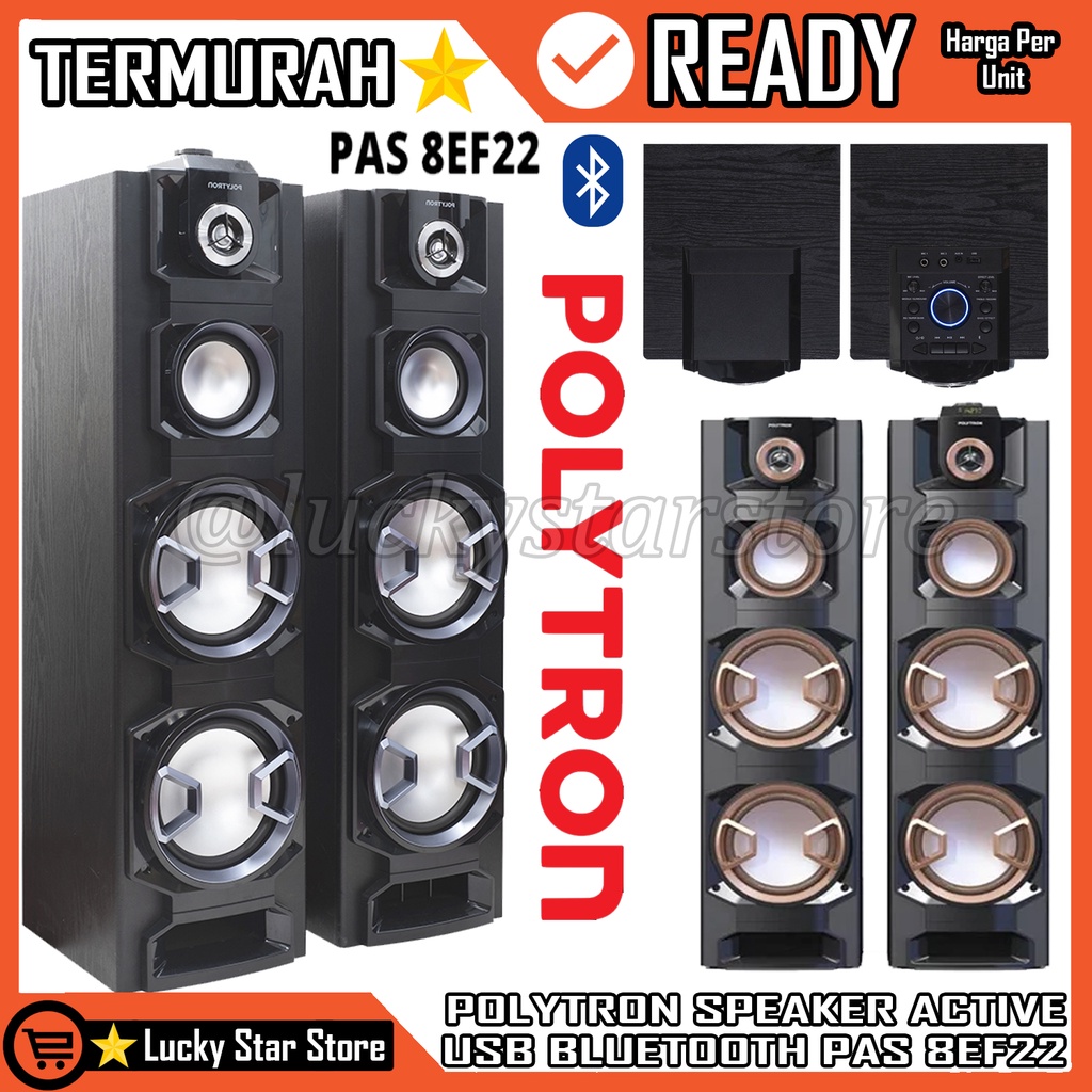 NEW  SERI TERBARU POLYTRON SPEAKER ACTIVE AKTIF BLUETOOTH PAS 8EF22 PAS8EF22 SPEAKER AKTIF BLUETOOT 