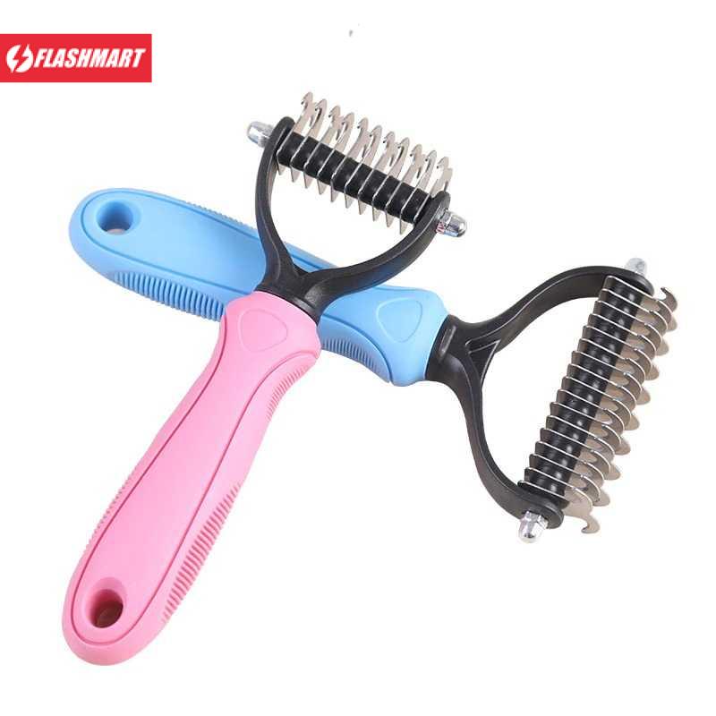 Flashmart Sisir Rambut Binatang Peliharaan Hair Removal Comb - AES0124