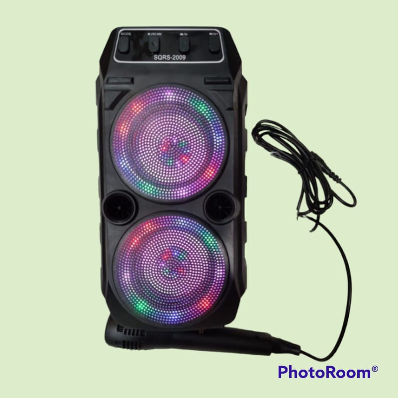 [NEW] SPEAKER BLUETOOTH PORTABLE SQRS-2009+MIC KARAOKE