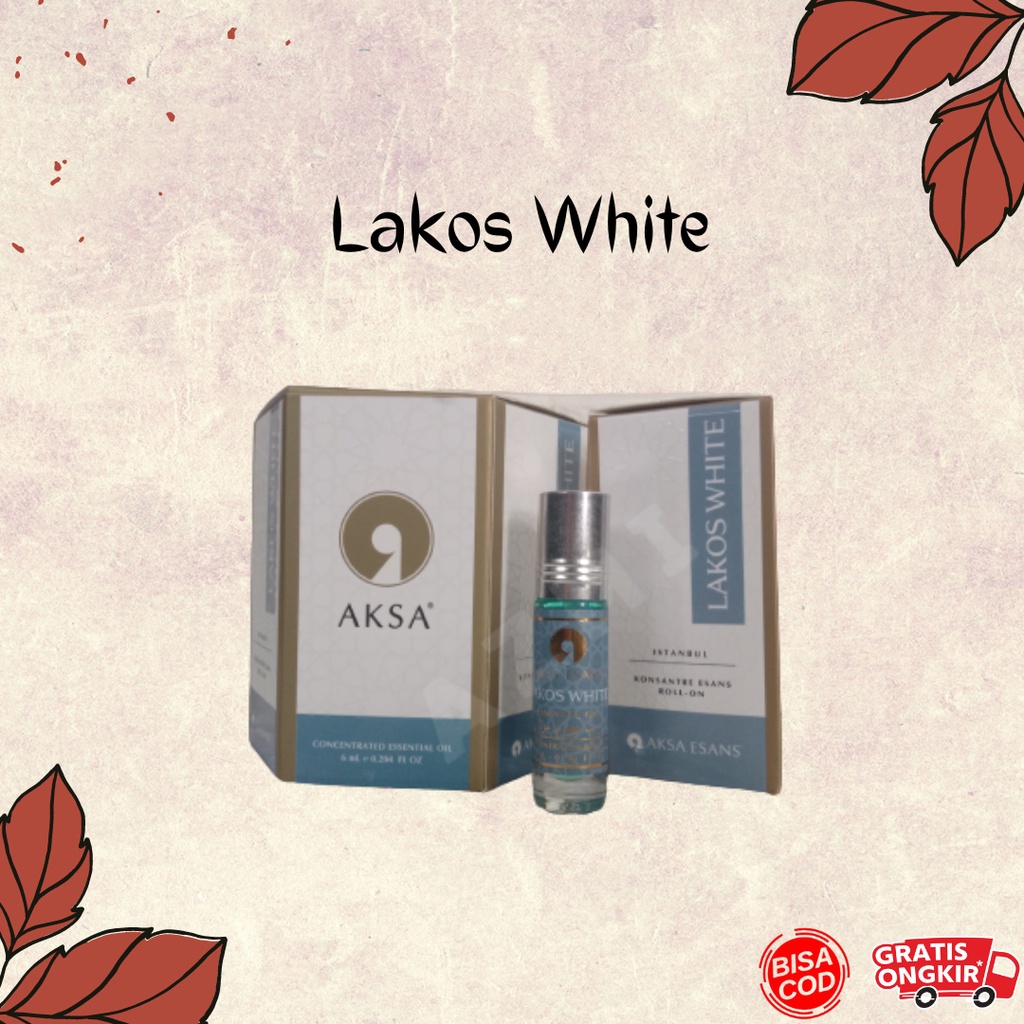 Promo Parfum Aksa Lakos White 6ML Roll On