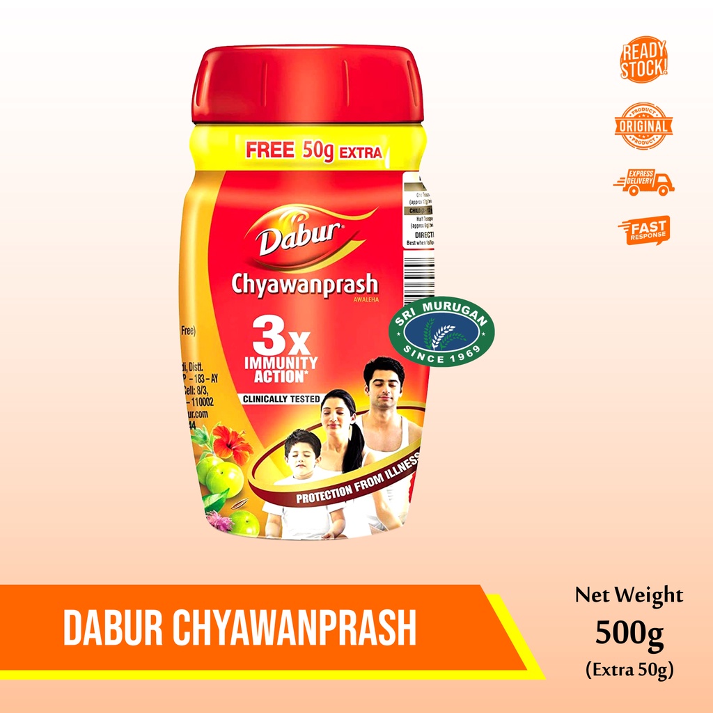 

DABUR CHYAWANPRASH 500g + EXTRA 50g