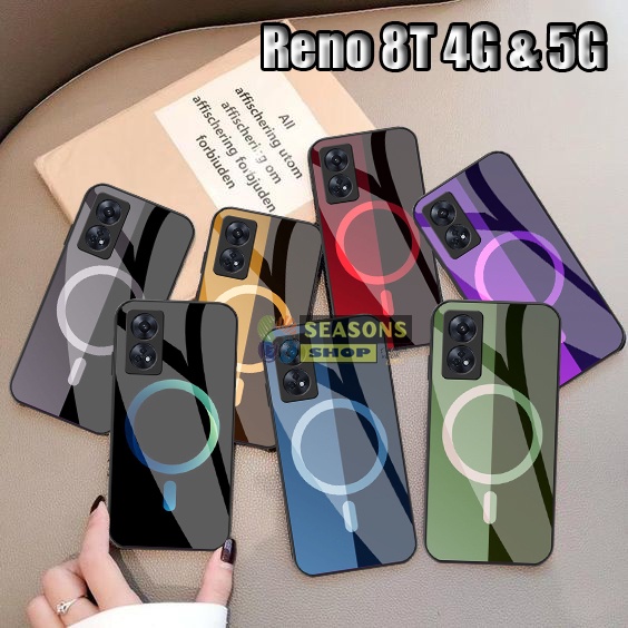 Softcase Reno 8T 4G/5G Terbaru Softcase Kaca Reno 8T - Softcase Glass Glitter Reno 8T - Softcase Ren