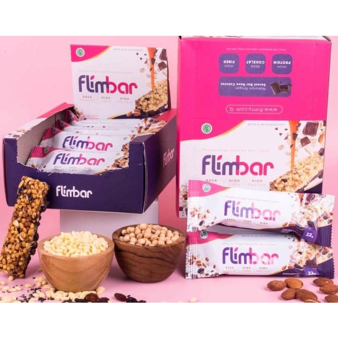 

Flimbar (12pcs) Flim Bar Cemilan Rendah Kalori ORIGINAL roc05