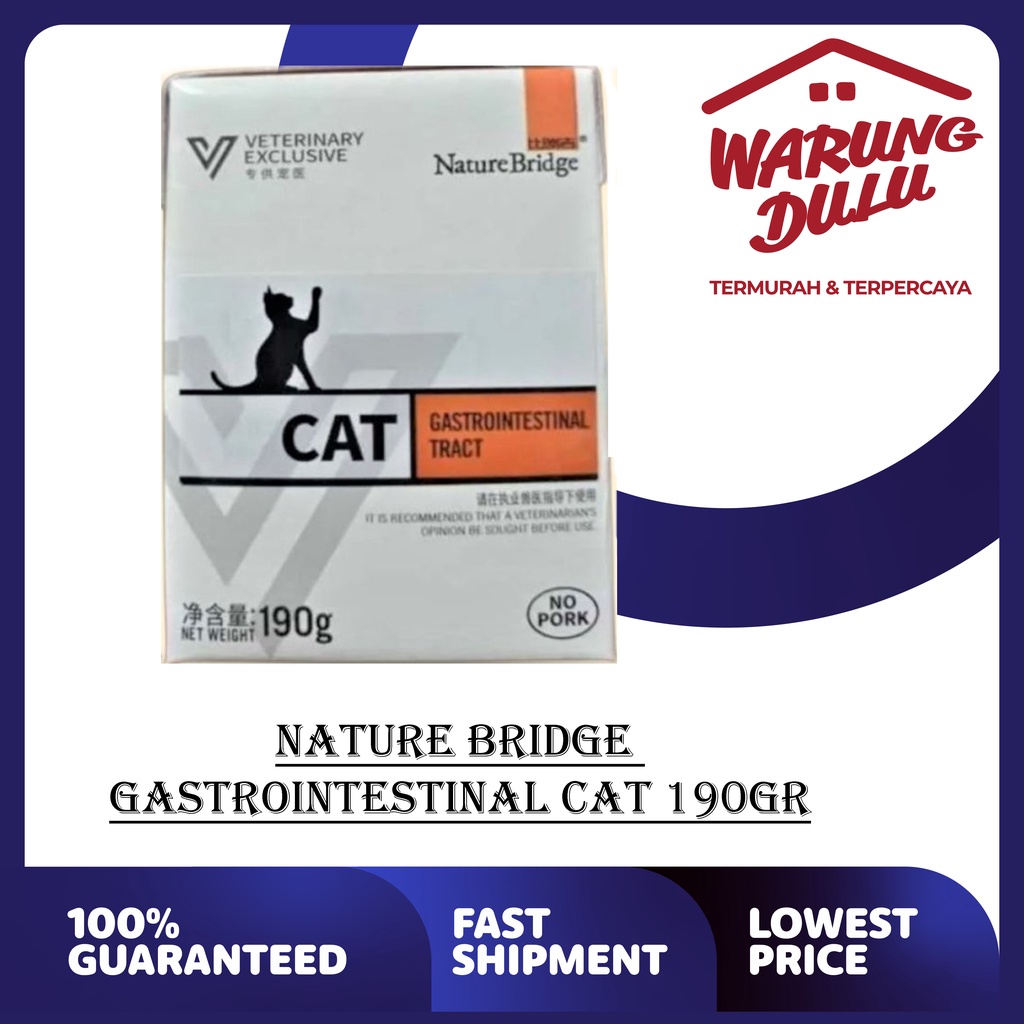 NATURE BRIDGE Fast Recovery &amp; Immune Wet - Cat &amp; Dog 190Gr