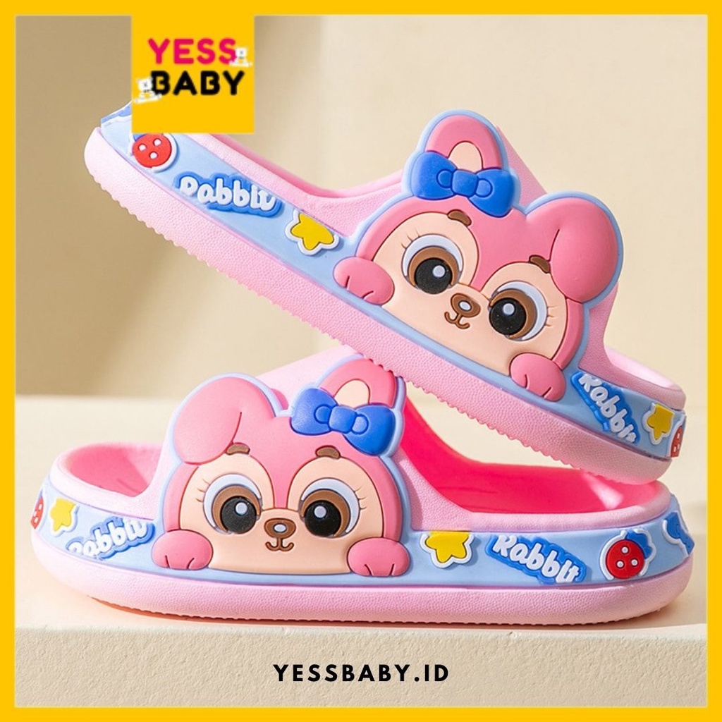 [COD] yessbaby STELLA DINO sandal Anak Laki-laki/Perempuan Bahan Karet Model Lucu Termurah Sepatu sendal Import Fahion sandal slop Terbaru Kekinian