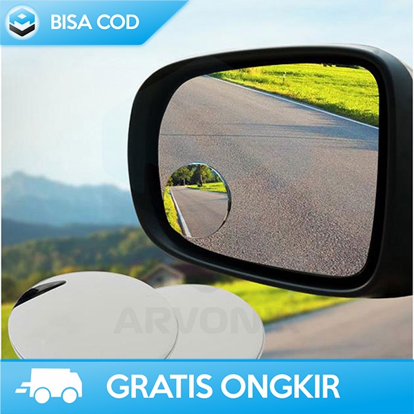 CERMIN CEMBUNG MOBIL KACA SPION MINI WIDE ANGEL BLIND SPOT 360 DERAJAT