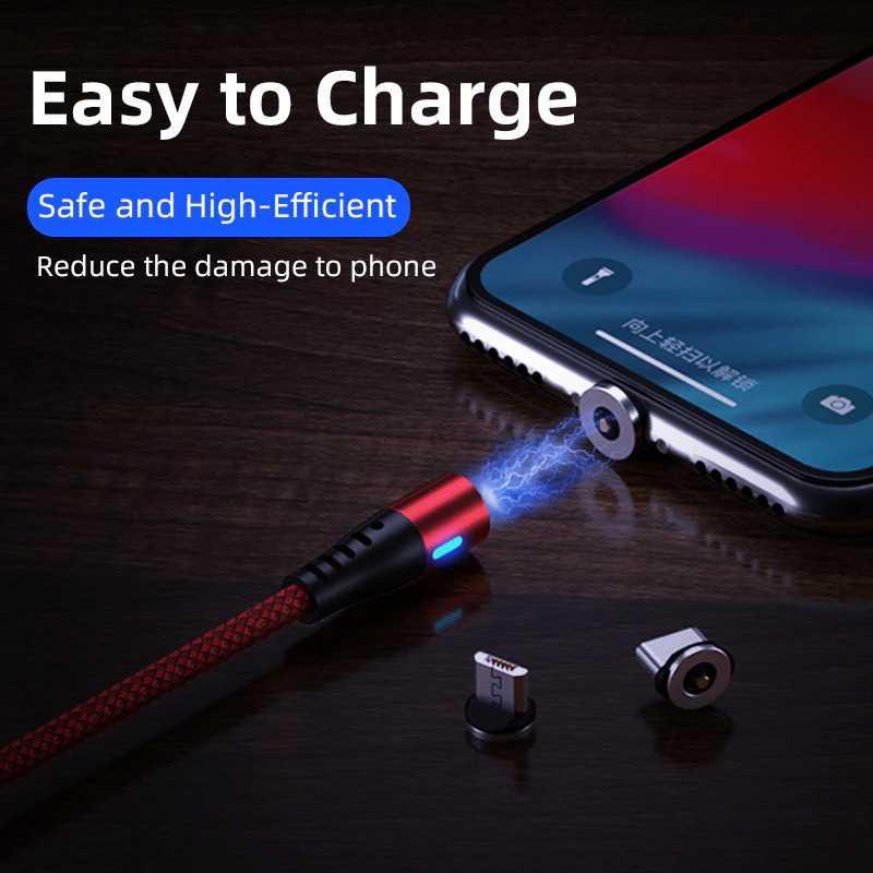 Kabel Charger Magnetic USB Type C 2.1A 100 cm - A420