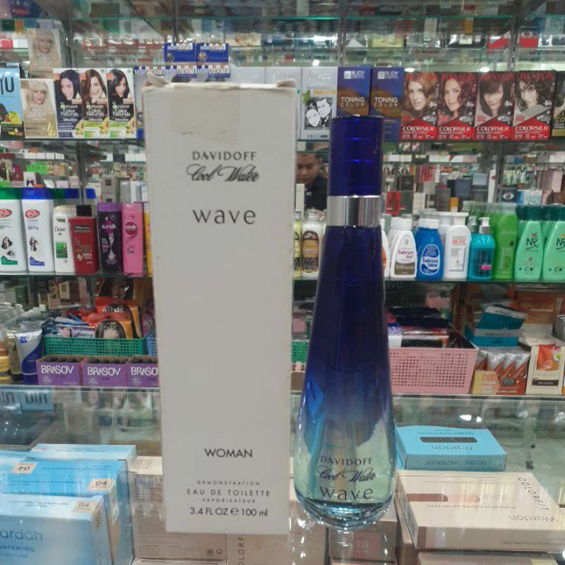 DAVIDOFF COOL WATER WAVE EDT FOR WOMEN ORIGINAL TESTER