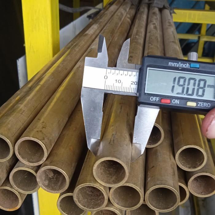 Terlaris Pipa Kuningan Od 19 Mm X Tebal 1.8 Mm X 700 Mm / Id 15.2 Mm