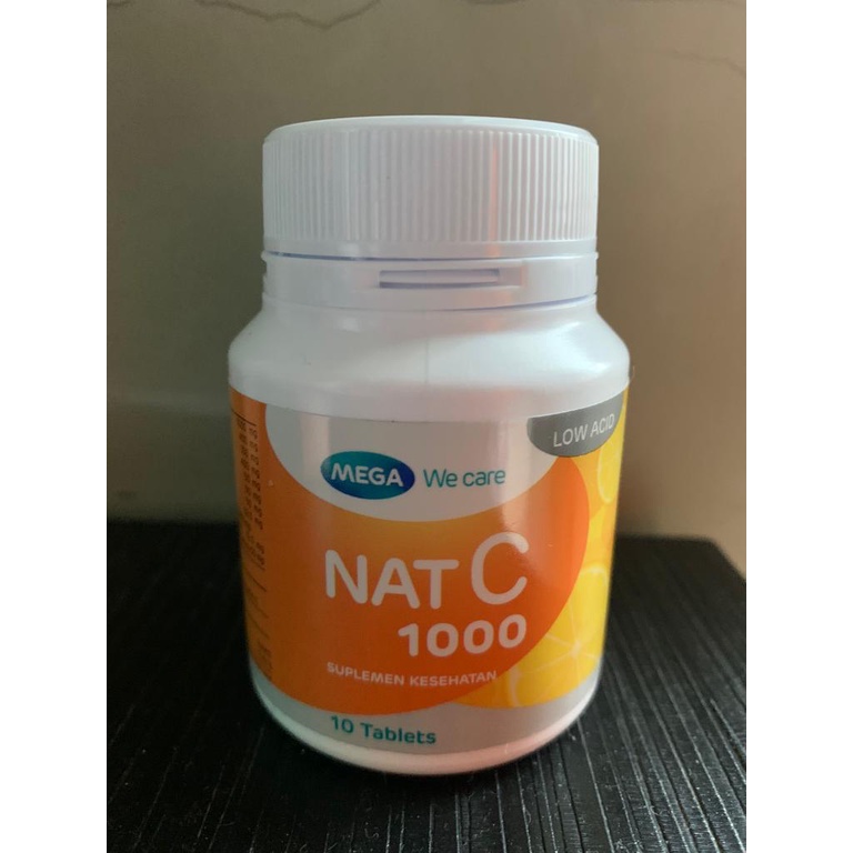 MEGA NAT C 1000 ISI 10 TABLET - Vitamin C - 10 TABLET