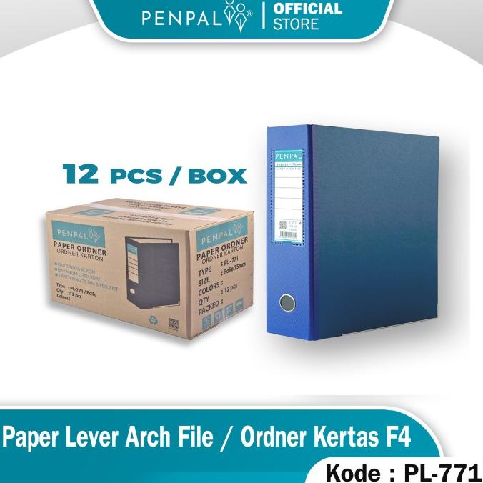 

Terbaru !!! Penpal Paper Lever Arch File / Ordner Kertas F4 Pl-771 (12 Pcs)