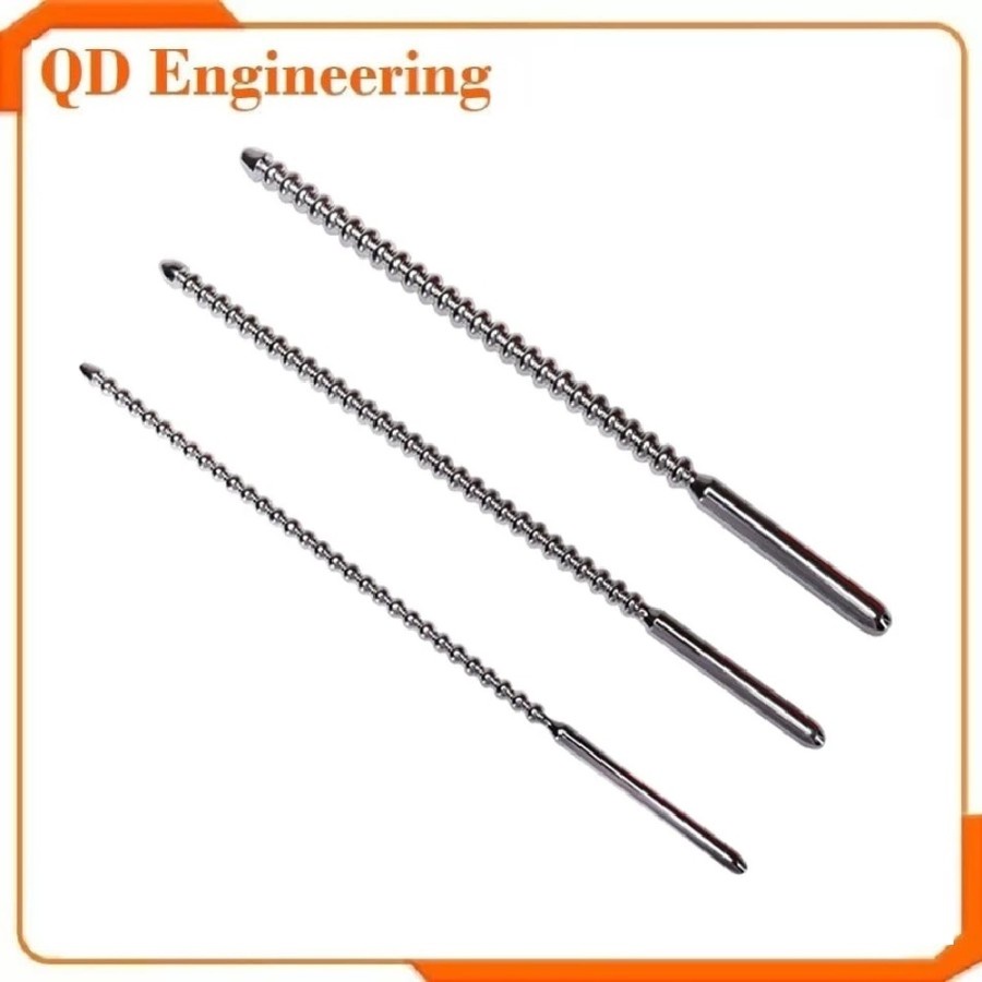 Alat Sonde Urethra Urethral Sounding Rod Stainless Steel Tipe 6