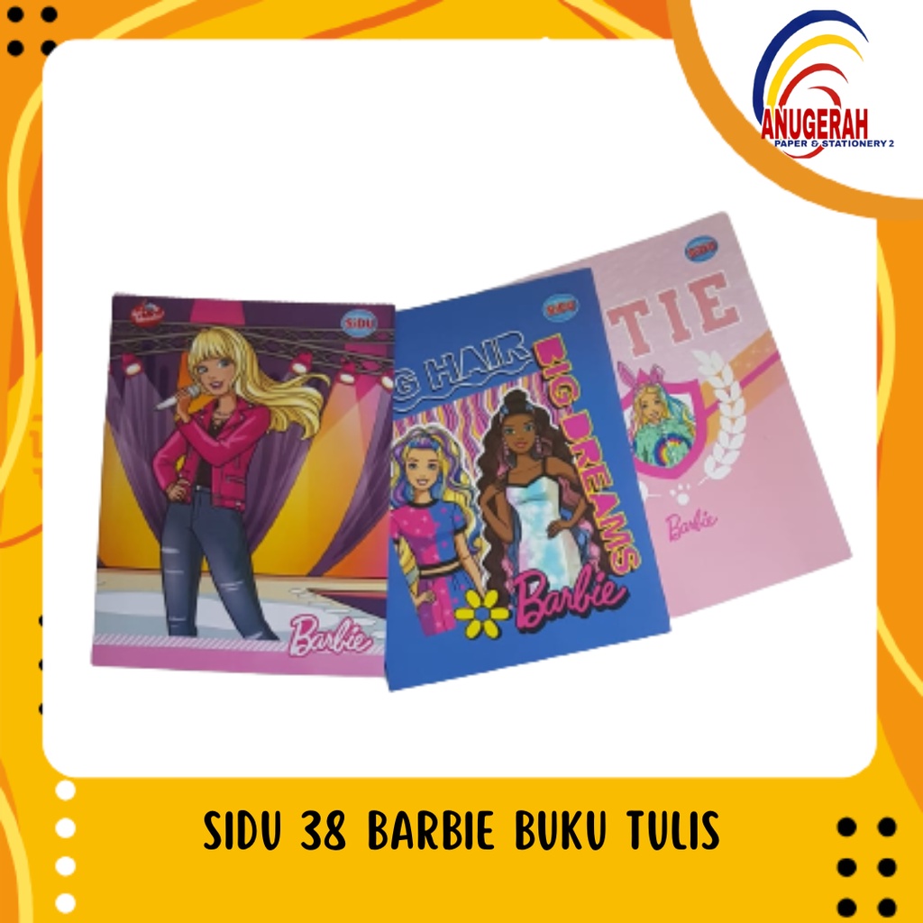 

SIDU 38 BARBIE BUKU TULIS (PAK)
