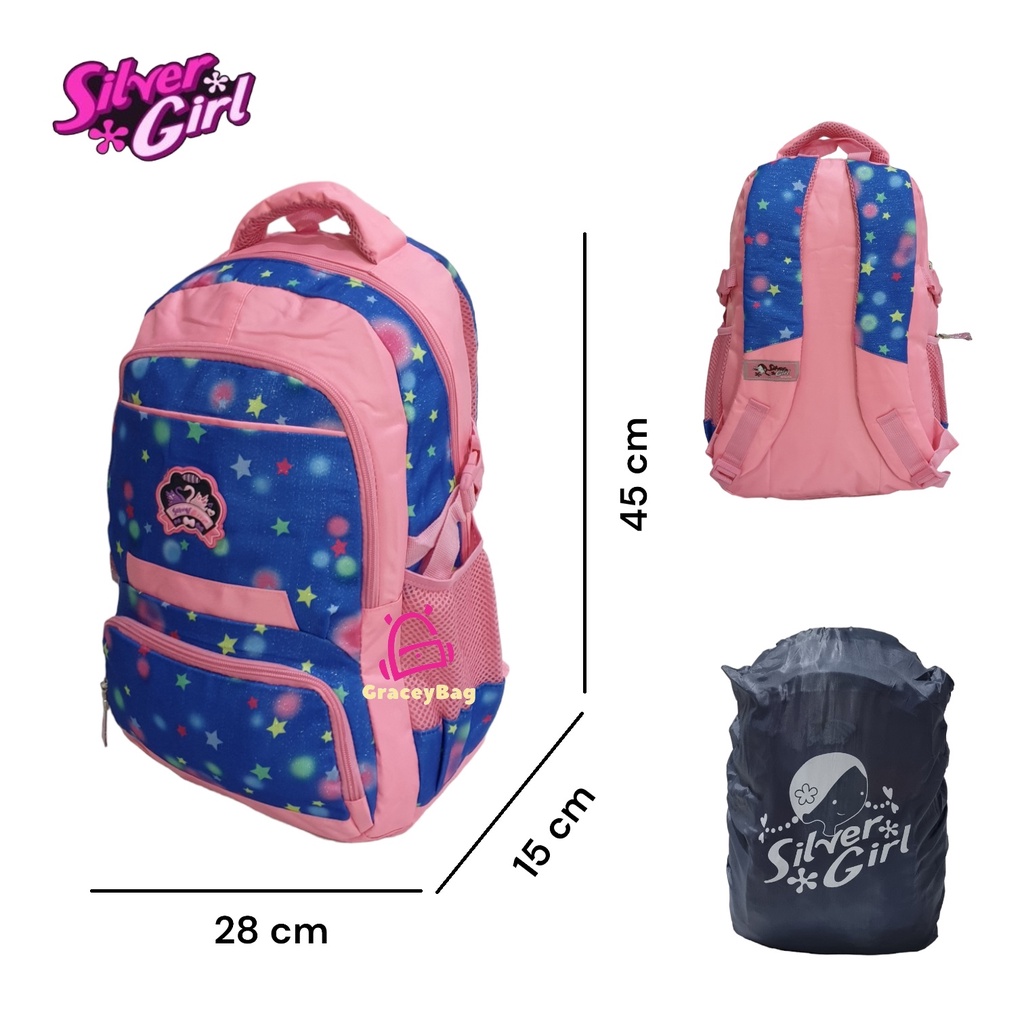 GB-72819E Tas Ransel Anak Perempuan / Remaja Silvergirl