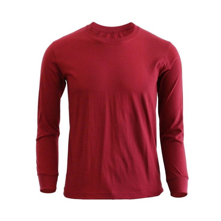 T shirt Polos Lengan Panjang Cotton Combed 30s - Kaos Polos Lengan panjang - Baju lengan Panjang