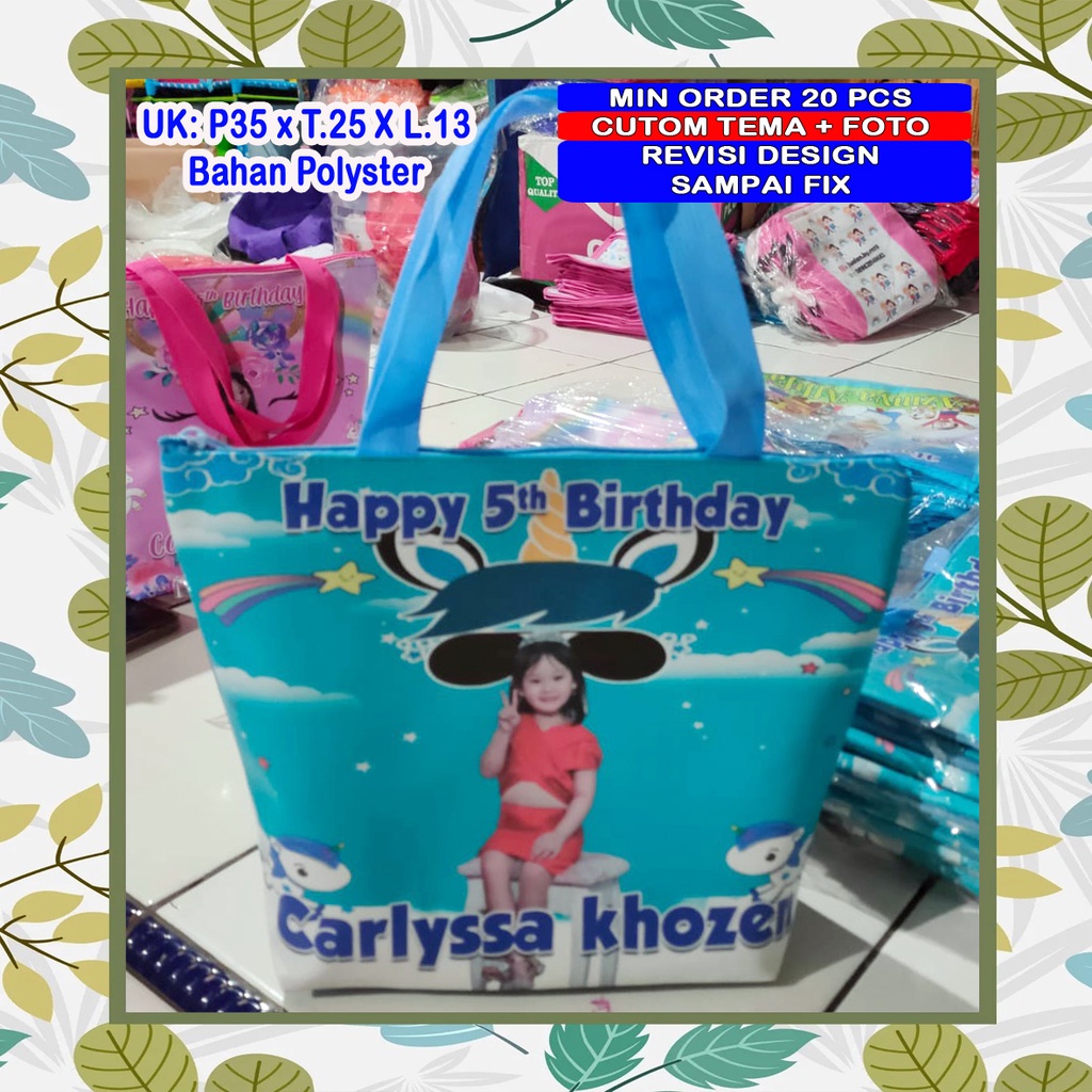 

(TERMURAH) TAS SOUVENIR Ulang Tahun, BIDAN BUKU KIA, TAS KB - ULTAH - EVENT - PERNIKAHAN - HAJATAN