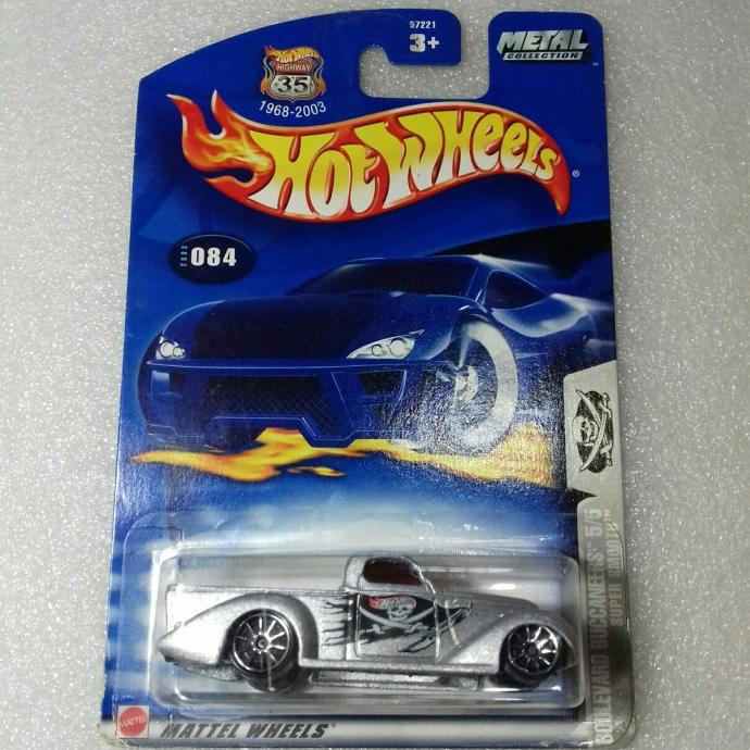 HOT WHEELS SUPER SMOOTH. CARD BBOULEVARD BUCCANERS SERIES 2002.SILVER.