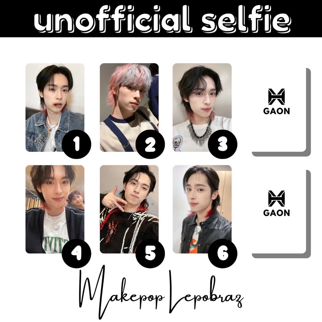 [MIN. 3 PC] XDINARY HEROES UNOFFICIAL SELFIE - BOYFRIENDABLE GAON GUNIL JOOYEON JUNGSU JUN HAN O.DE ODE