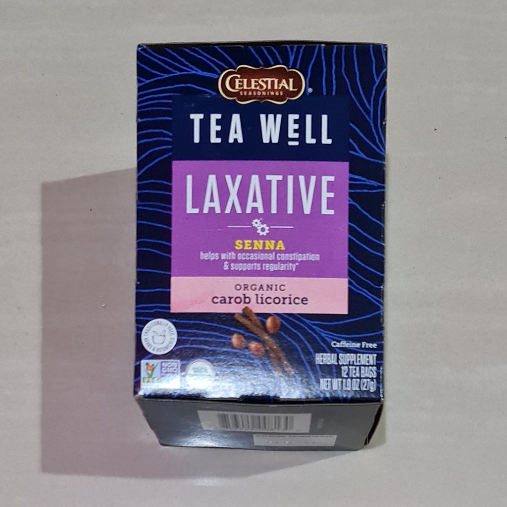 

Celestial Seasonings Laxative Senna Organic Carob Licorice 12 x 2.25 Gram