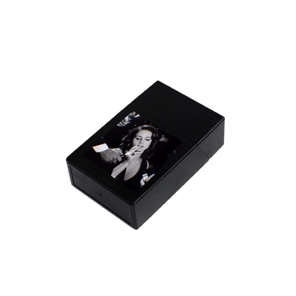 KOTAK ROKOK BOX HITAM /KADO ULANGTAHUN / KOTAK ROKOK PLASTIK / HADIAH /SOUVENIR /KADO COWOK/KOTAK RO