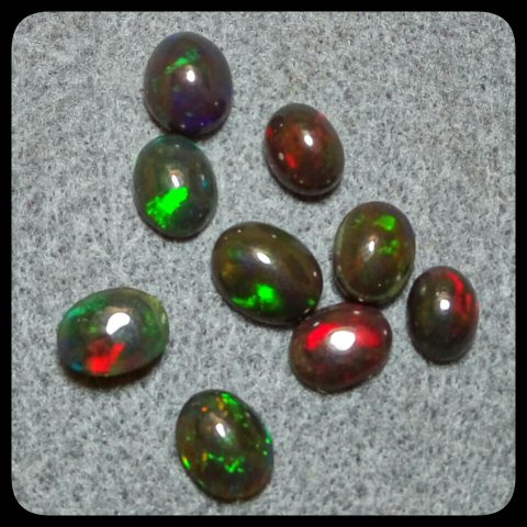 Batu Cincin PASTI MURAH  NATURAL KALIMAYA BLACK OPAL AFRIKA LOSTONE BELUM TERMASUK RING /  FULL JARO