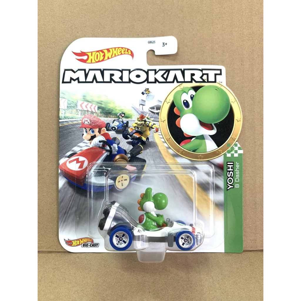 Hotwheels Mario Kart Yoshi B Dasher