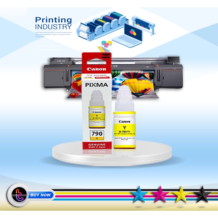 Tinta printer canon pixma 790 YELLOW SERIES G1010 G2010 G1000 G2000 G3000 G4000 G3010 G4013