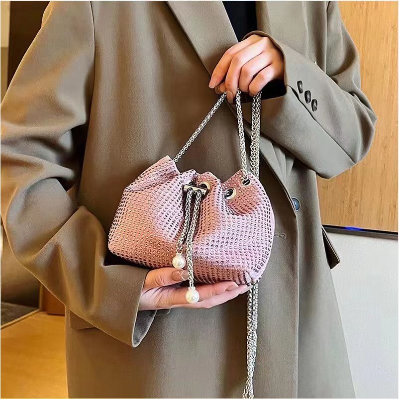 MV_Marvelouz MV804161 Tas SELEMPANG Serut Wanita Modis Elegant Tali Rantai terbaru 1kg bisa 3 tas supplier tas import EL 4161
