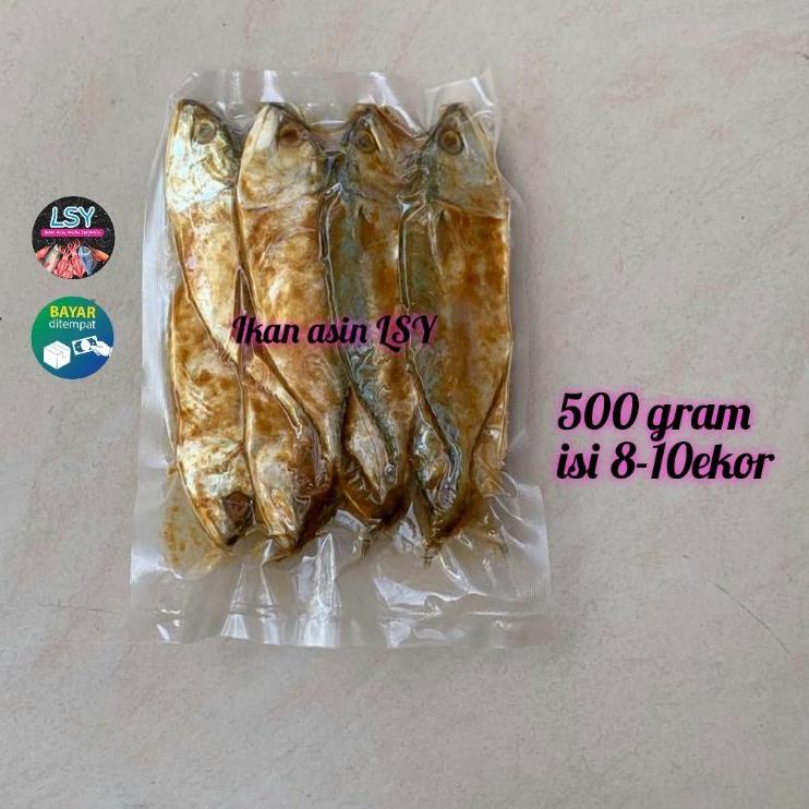 

Sale Oke ikan asin peda merah / kembung baceman (size jumbo) 500 gram