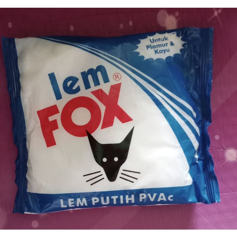 

LEM FOX PUTIH,lem slime/kertas/kayu/tembok PVAc 350g