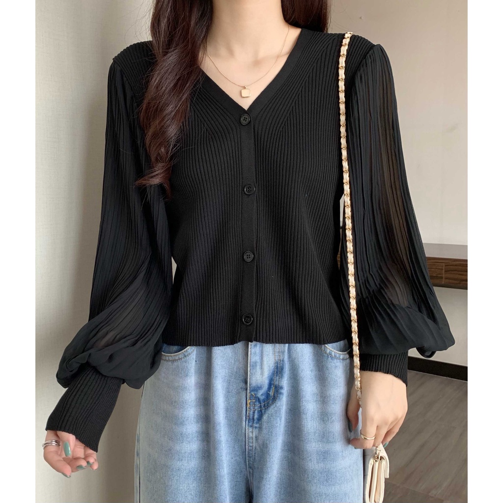 blouse wanita korea T7611