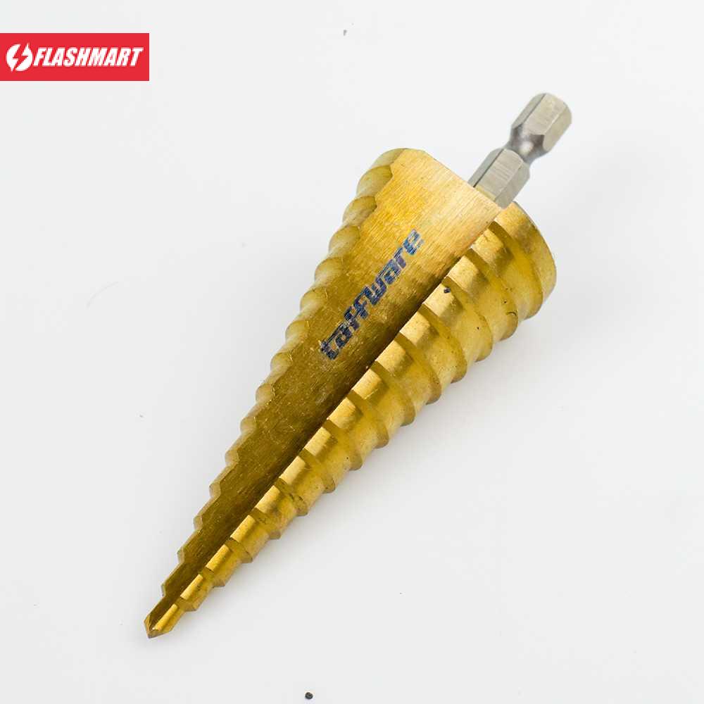 Flashmart Mata Bor Spiral Titanium Coated 3 PCS