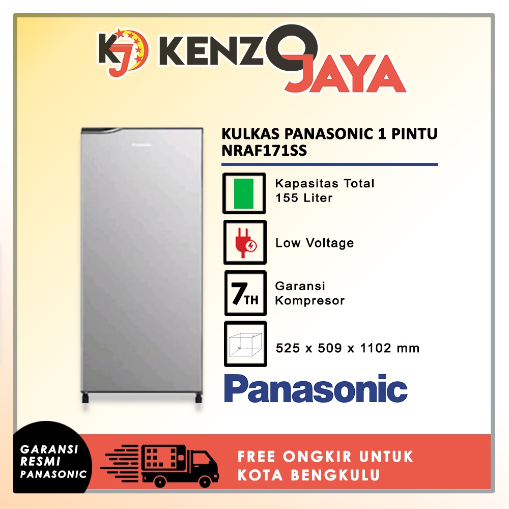 KULKAS PANASONIC 1 PINTU NRAF171SS
