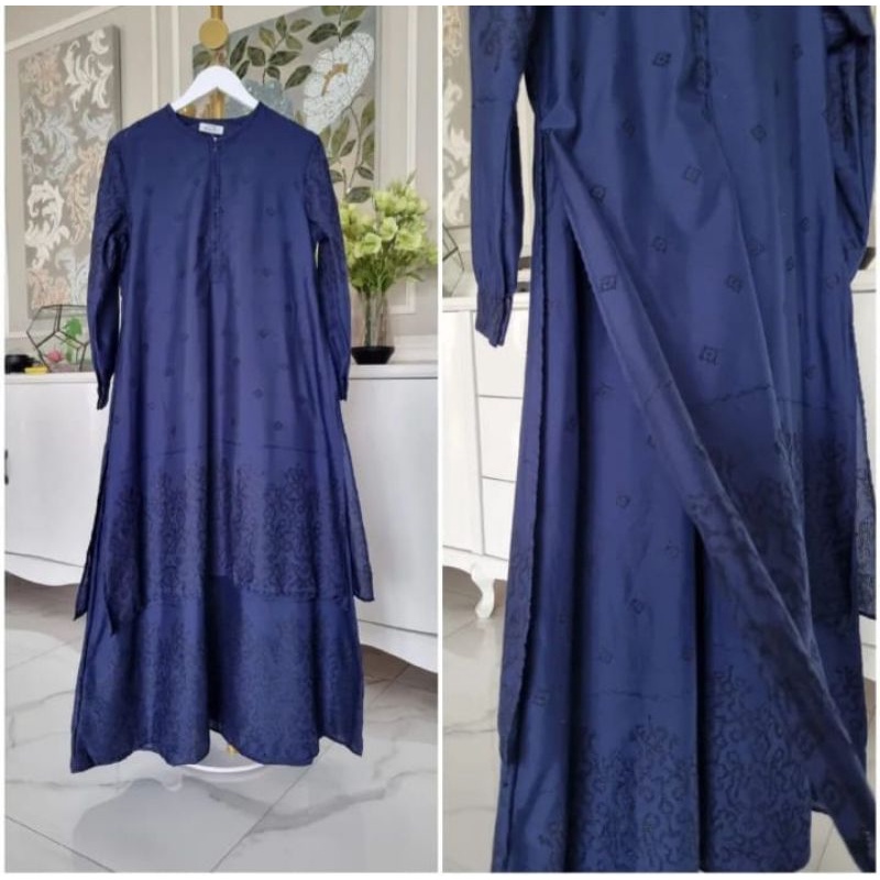 ♡kareemabutik♡ gamis paris bordir ori by Edness Kayla