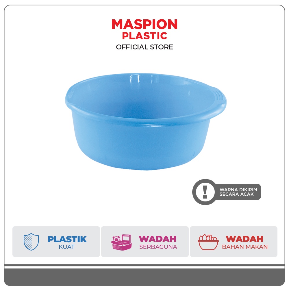 Maspion Baskom Wadah Plastik Chef Bowl 5 Qt 2 pcs set