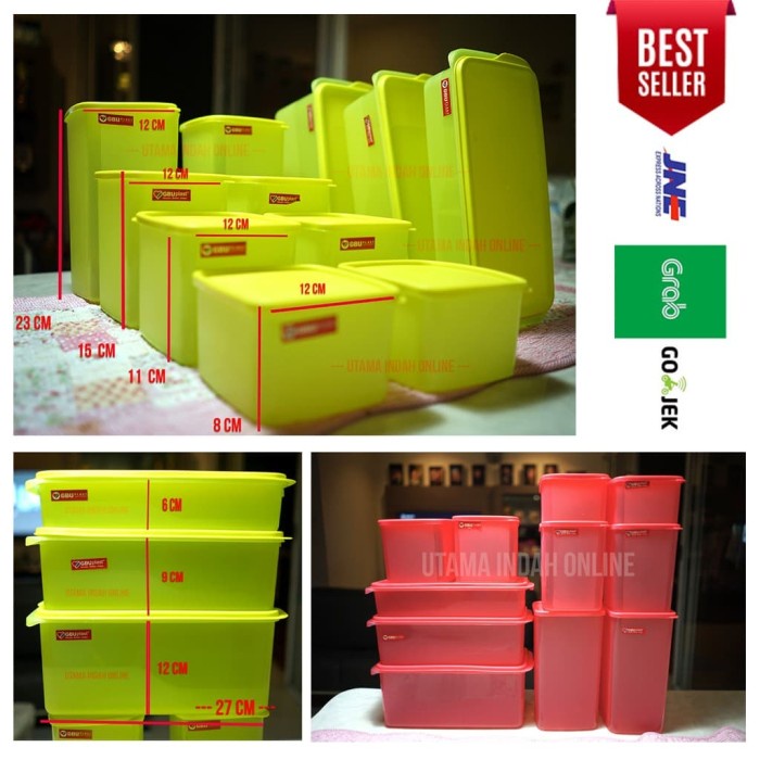 toples 1 set daily fresh model tupperware