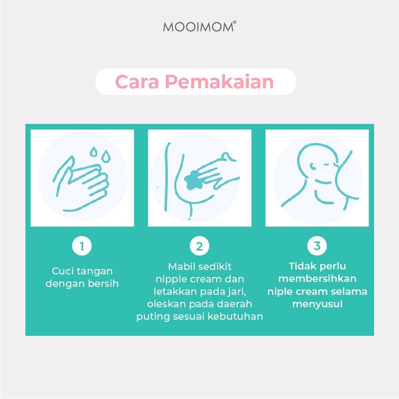 Mooimom Lanolin Nipple Cream / Krim Pelindung Puting Ibu Menyusui