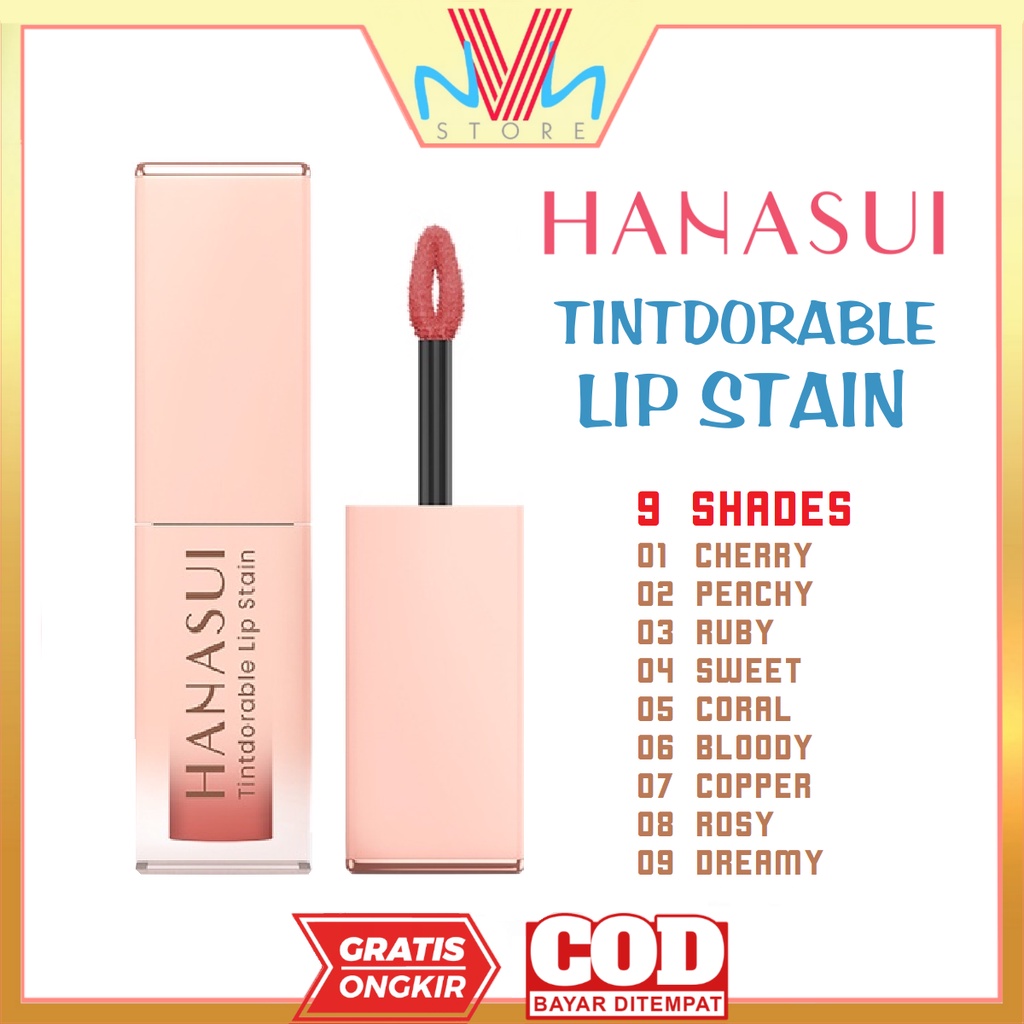 HANASUI LIP STAIN - TINTDORABLE LIP TINT HANASUI